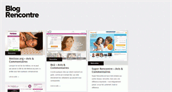Desktop Screenshot of blogrencontre.net